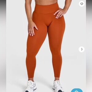 Oner Active Orange Leggings High-Waisted Seamless